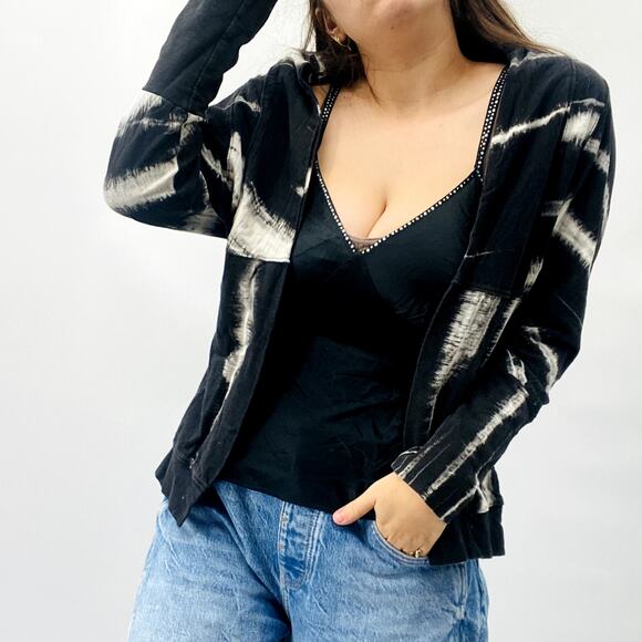 Isabel Marant Etoile 1 Black Striped Cardigan - Picture 3 of 7